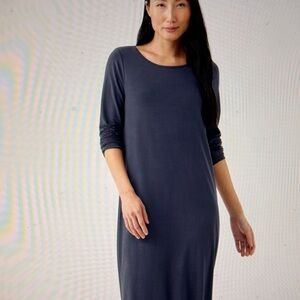 Eileen Fisher jersey dress M